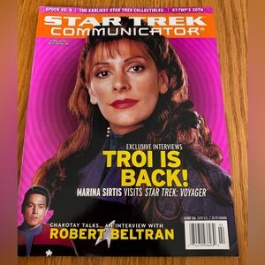 Star Trek Communicator Magazine with Troi Cover